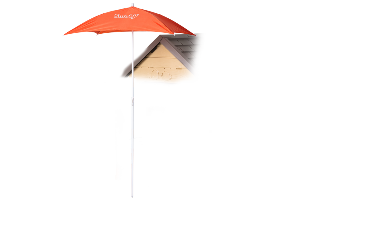 Domeček pro zahradníka Garden House Smoby s květináči rozšiřitelný okap a mřížka s ptačí budkou 135 cm výška s UV filtrem od 2 let