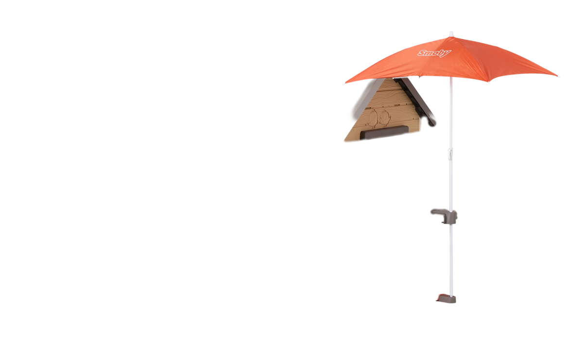 Domeček pro zahradníka Garden House Smoby s květináči rozšiřitelný okap a mřížka s ptačí budkou 135 cm výška s UV filtrem od 2 let