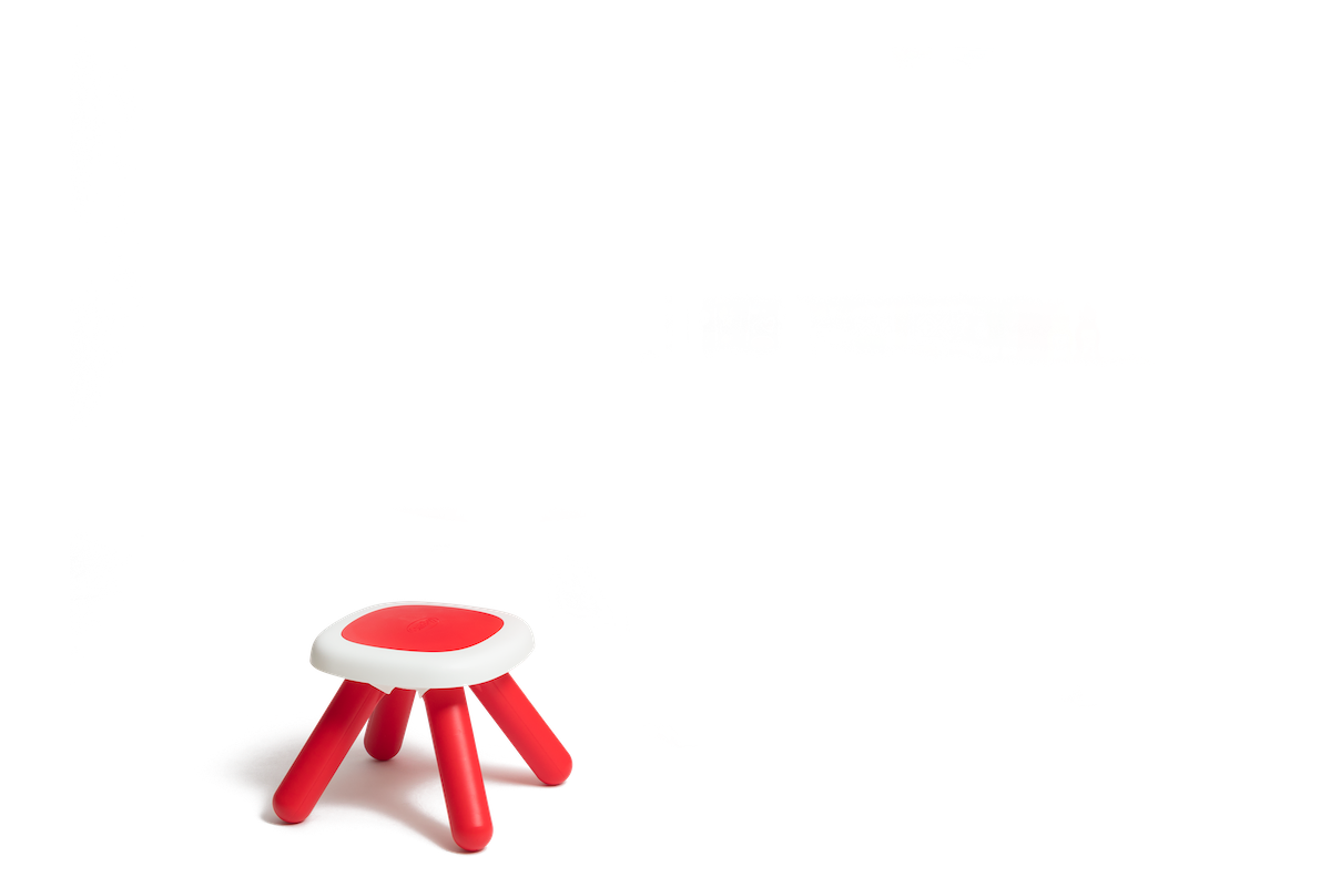 Kuchyňka rostoucí s tekoucí vodou Tefal Evolutive Grand Chef Smoby červená s magickým bubláním těstovinami mrkví židlí a 43 doplňků